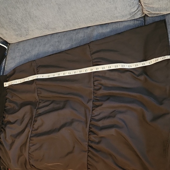 Nannette Black Midi Tiered Dress with White Lace Collar sz XL - Picture 10 of 11